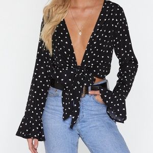 Nasty Gal Tops - Cropped Tie Top Nasty Gal Tops - Cropped Tie Top